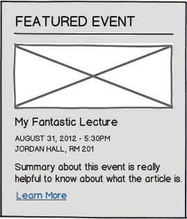 featured event